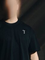 Black T-shirt from The Trace Premium collection with clean, minimalist design