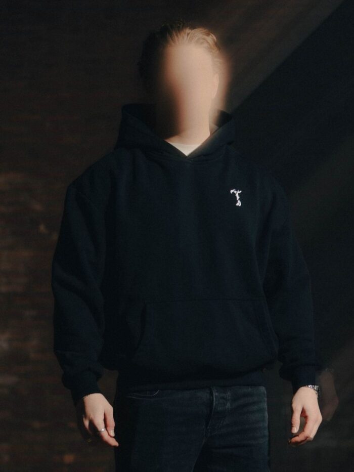 The Trace Premium hoodie featuring sleek and minimalist style with refined details