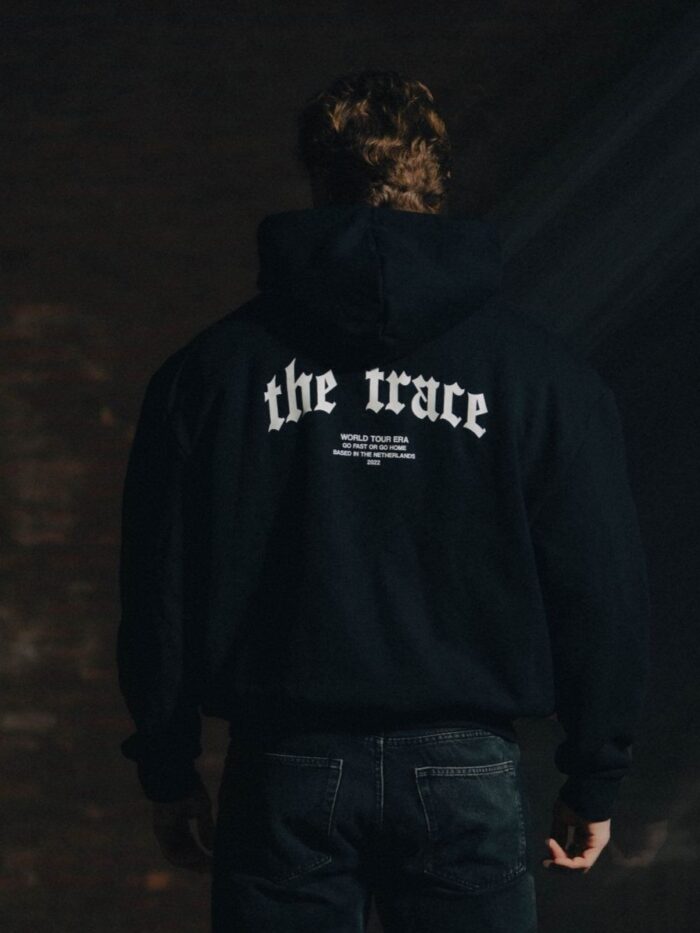 The Trace Premium hoodie featuring sleek and minimalist style with refined details
