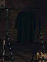 Black T-shirt from The Trace Premium collection with clean, minimalist design