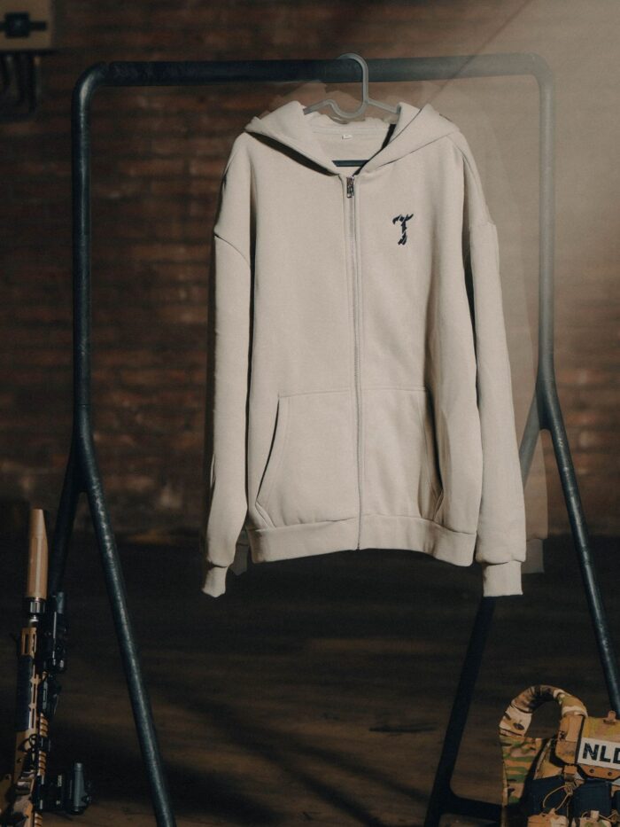 The Trace Premium hoodie featuring sleek and minimalist style with refined details