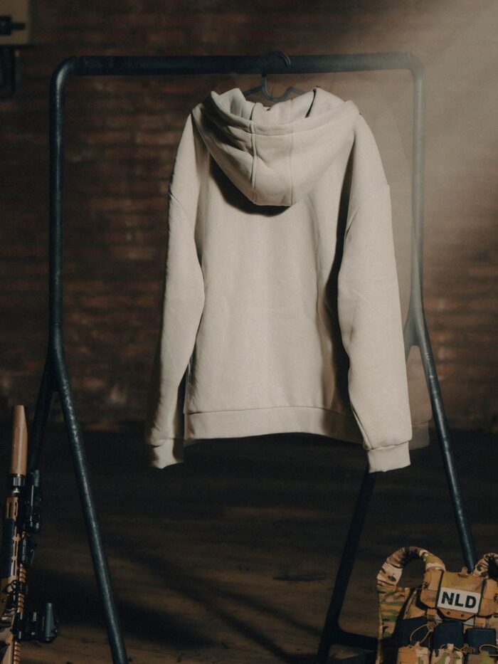 The Trace Premium hoodie featuring sleek and minimalist style with refined details