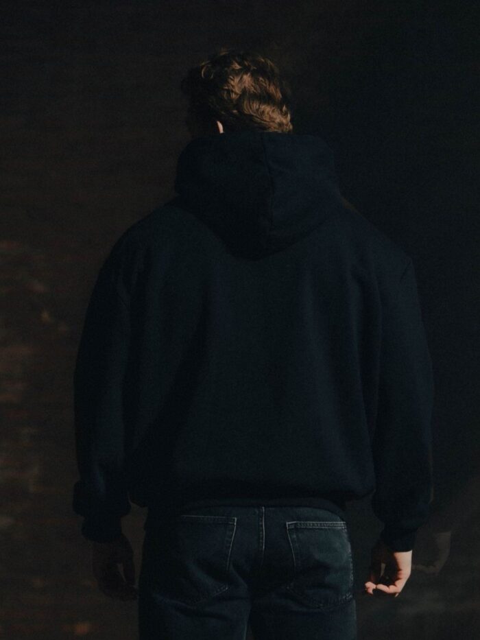 The Trace Premium hoodie featuring sleek and minimalist style with refined details