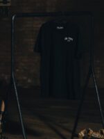 Black T-shirt from The Trace Premium collection with clean, minimalist design