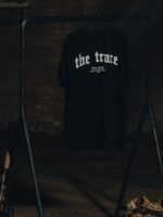 Black T-shirt from The Trace Premium collection with clean, minimalist design