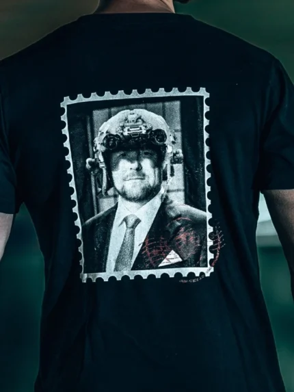 the trace apparel collection featuring king willem alexander with a helmet with nightvision