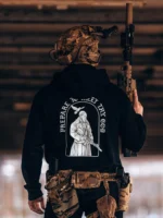 the trace apparel collection featuring the pope with a weapon saying prepare to meet thy god