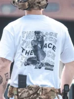 the trace apparel collection featuring one of their cool designs showcasing a woman with military helmet