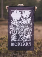 the trace apparel collection featuring guys firing a 81mm mortar and a 120mm mortar